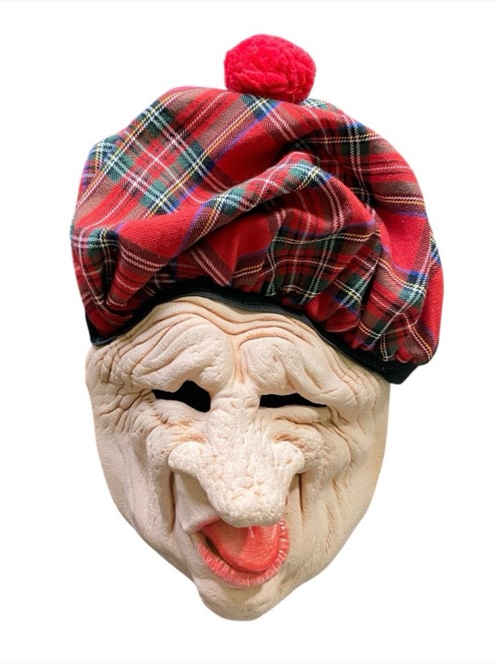 Vintage Jock Scottish Old Man Mask Be Something Studio BY B.Y. Halloween 1995